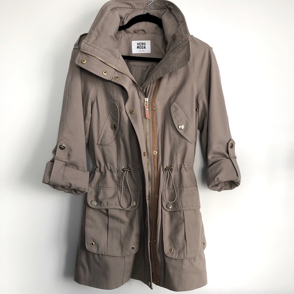 VERO MODA TAN VERSATILE JACKET - Picture 2 of 14